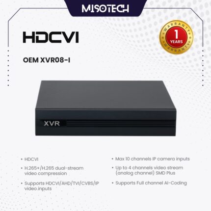 XVR08-I OEM DAHUA 8CH 2MP