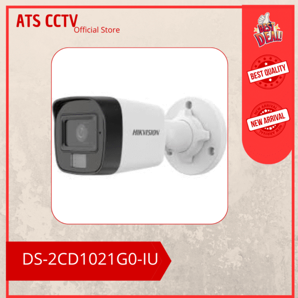 HIKVISION CCTV IP DS-2CD1021G0-IU OUT 2MP BUILD IN AUDIO
