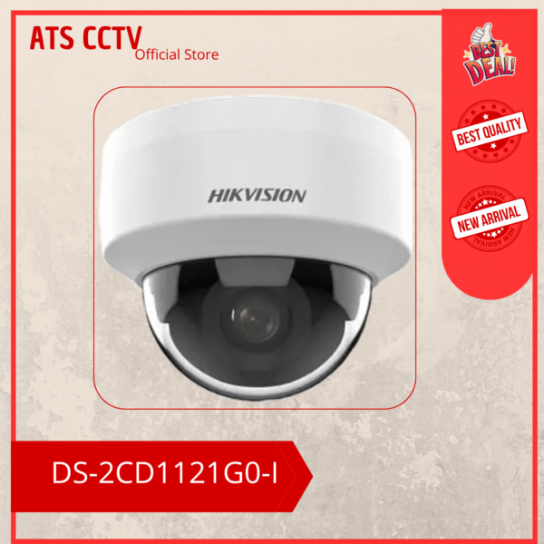 HIKVISION IP KAMERA DS-2CD1121G0-I IN DOME 2MP