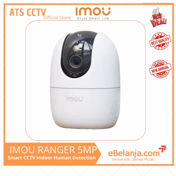 IMOU RANGER 2 5MP Camera Indoor WiFi Pan & Tilt Network