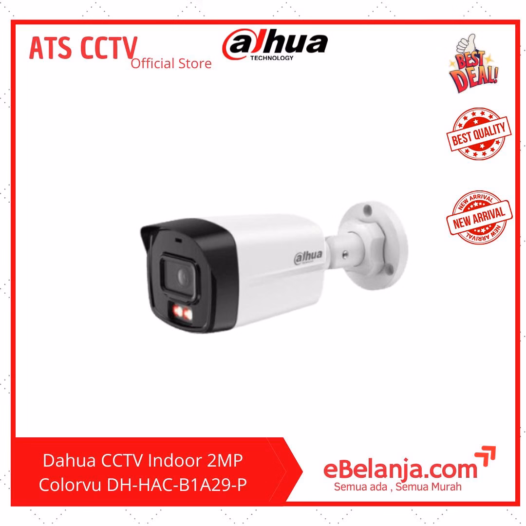 1c90c6dc70cf4047b4b32d21bcb7c4b2.jpg Dahua CCTV Outdoor 2MP Colorvu DH-HAC-B1A29-P - Image 1
