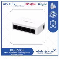 Ruijie Reyee 5 Port 10/100Mbps Unmanaged Fast Ethernet Switch RG-ES05F