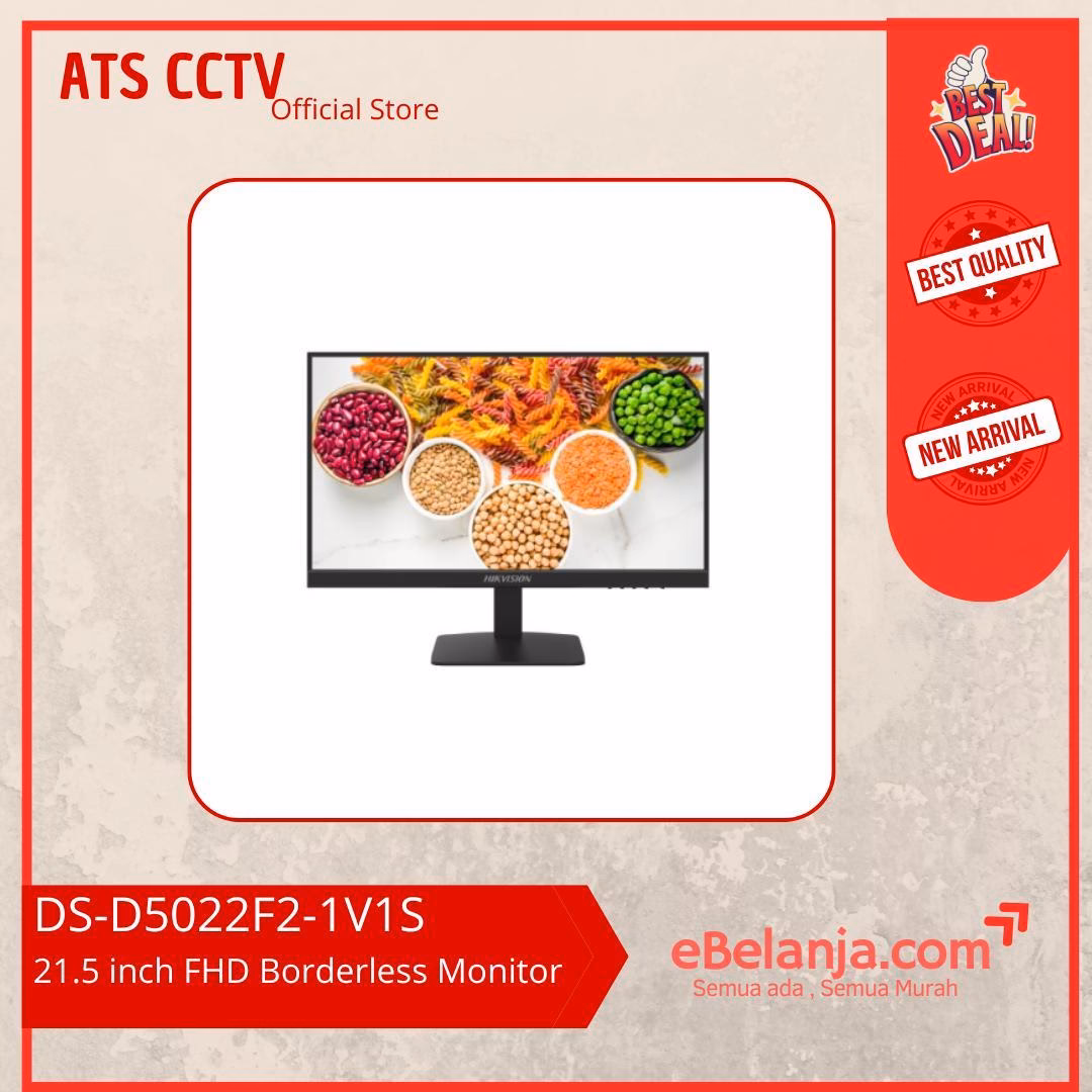 26a886fd5738433a94b8089676fcc816.jpg Hikvision Monitor LED 21.5-inch Full HD Built In Speaker DS-D5022F2-1V1S - Image 1