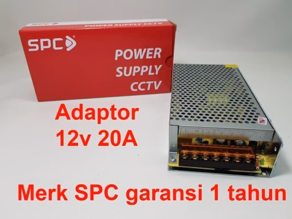 ADAPTOR/PSU JARING 12V+20A SPC