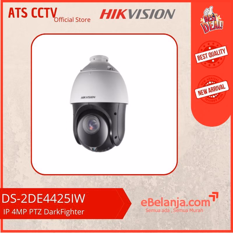 911eb7dc25af4a01b75fdbd3de881d3a.jpg Hikvision IP Camera Outdoor 4MP PTZ DarkFighter DS-2DE4425IW - Image 1