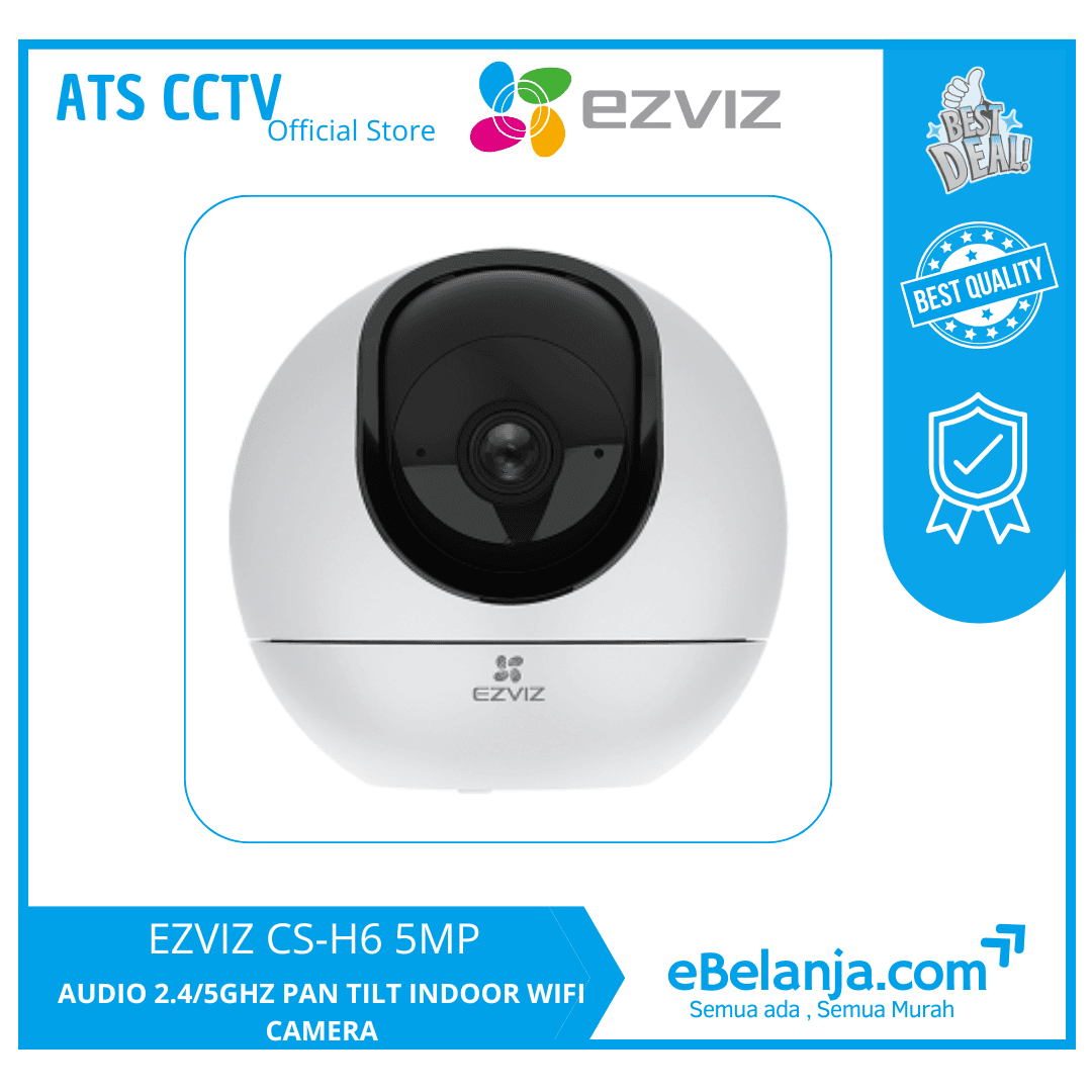 ae1fdb2494f9439e96c26436bb38e20f.png EZVIZ CCTV WiFi 5MP - CS-H6 Indoor AI Human Detection Auto Tracking - Image 1