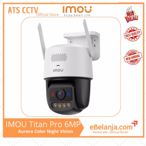 IMOU Titan Pro 6MP Outdoor PTZ Camera IPC-U7LP-6V0NE-V