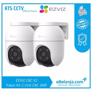EZVIZ Outdoor CCTV Wireless 2Mp Kit 2 Unit CS-C8C