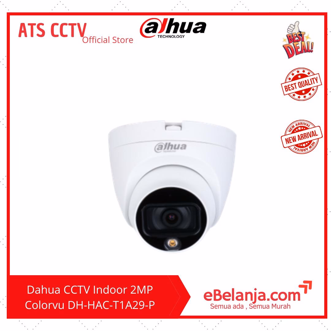 fec211d62d3347c48a09600421c83f0e.jpg Dahua CCTV Indoor 2MP Colorvu DH-HAC-T1A29-P - Image 1